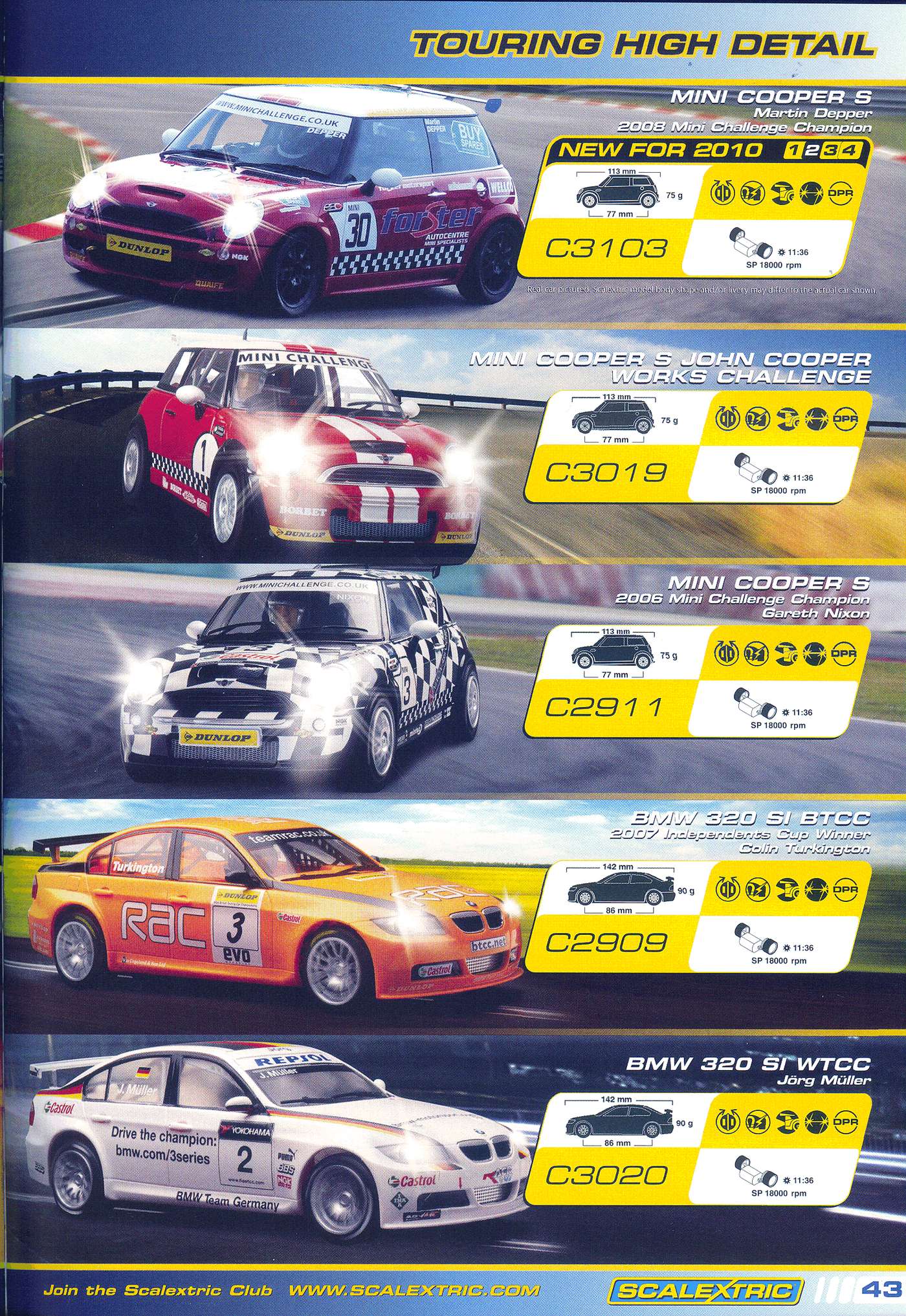 Scalextric Catalogue 2010 page 45