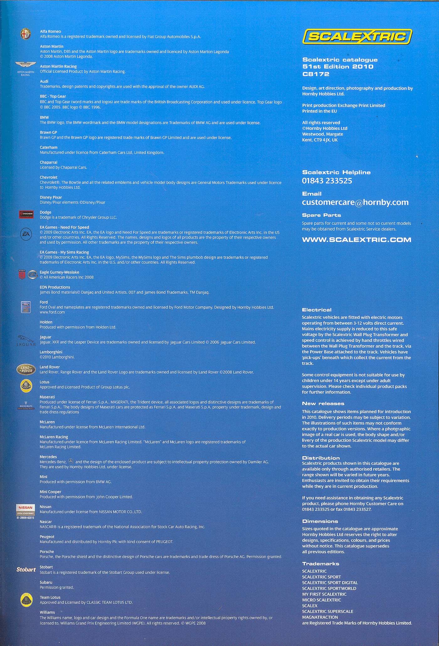 Scalextric Catalogue 2010 page 83