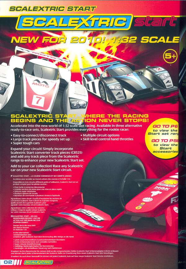Scalextric Catalogue 2010 page 4