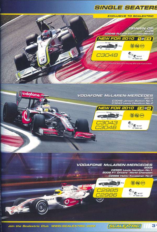 Scalextric Catalogue 2010 page 33