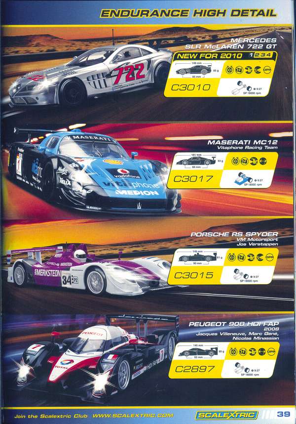 Scalextric Catalogue 2010 page 41