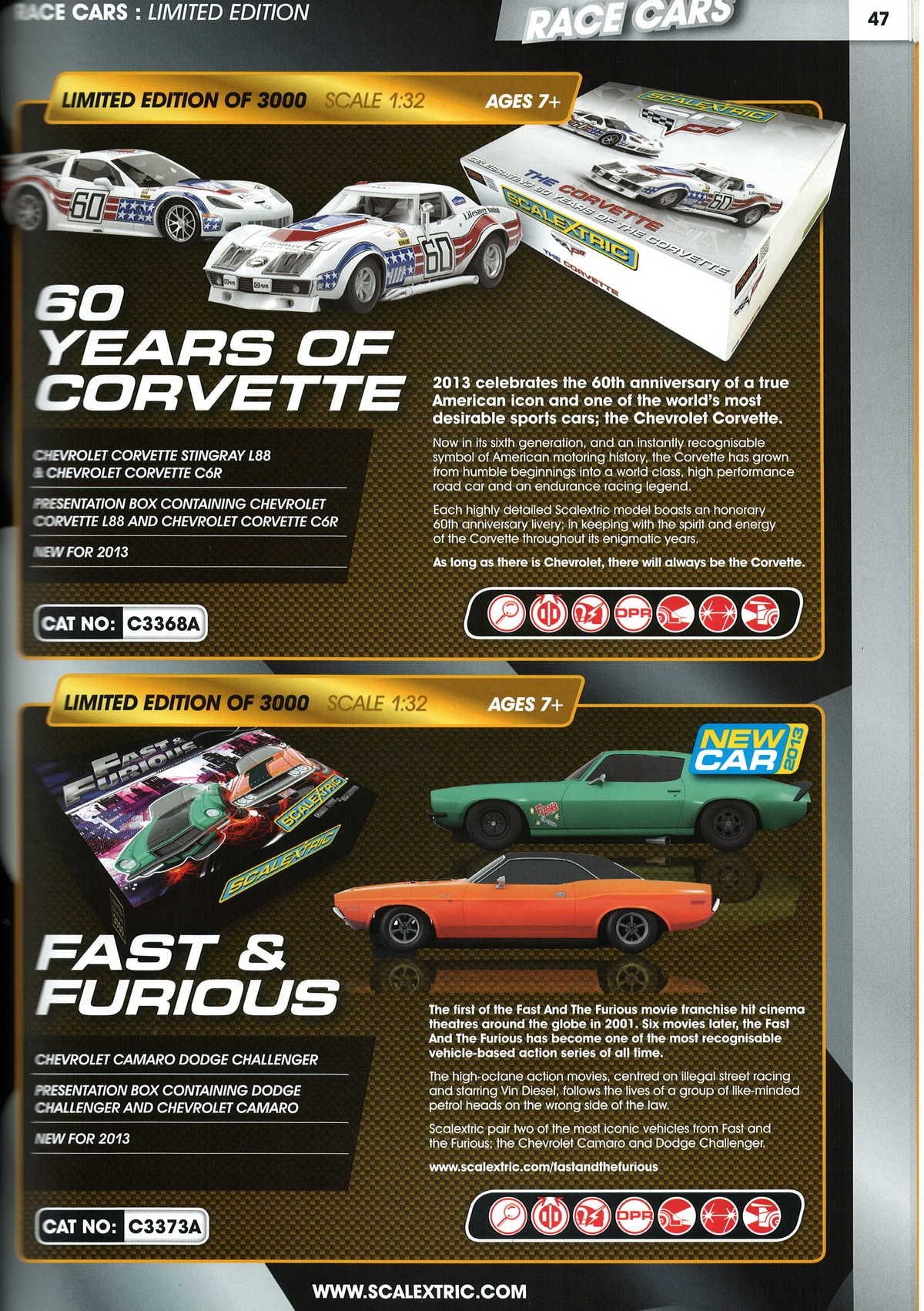Scalextric Catalogue 2013 page 49