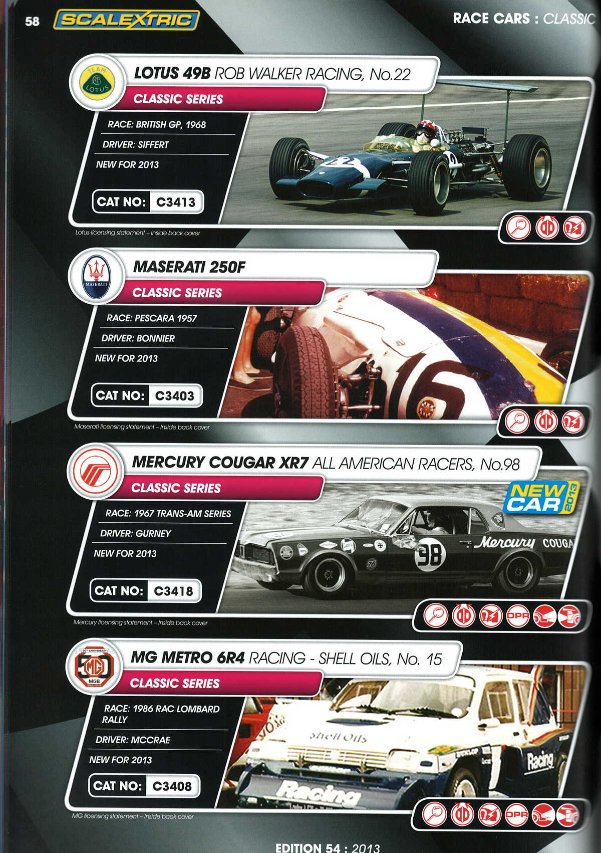 Scalextric Catalogue 2013 page 60