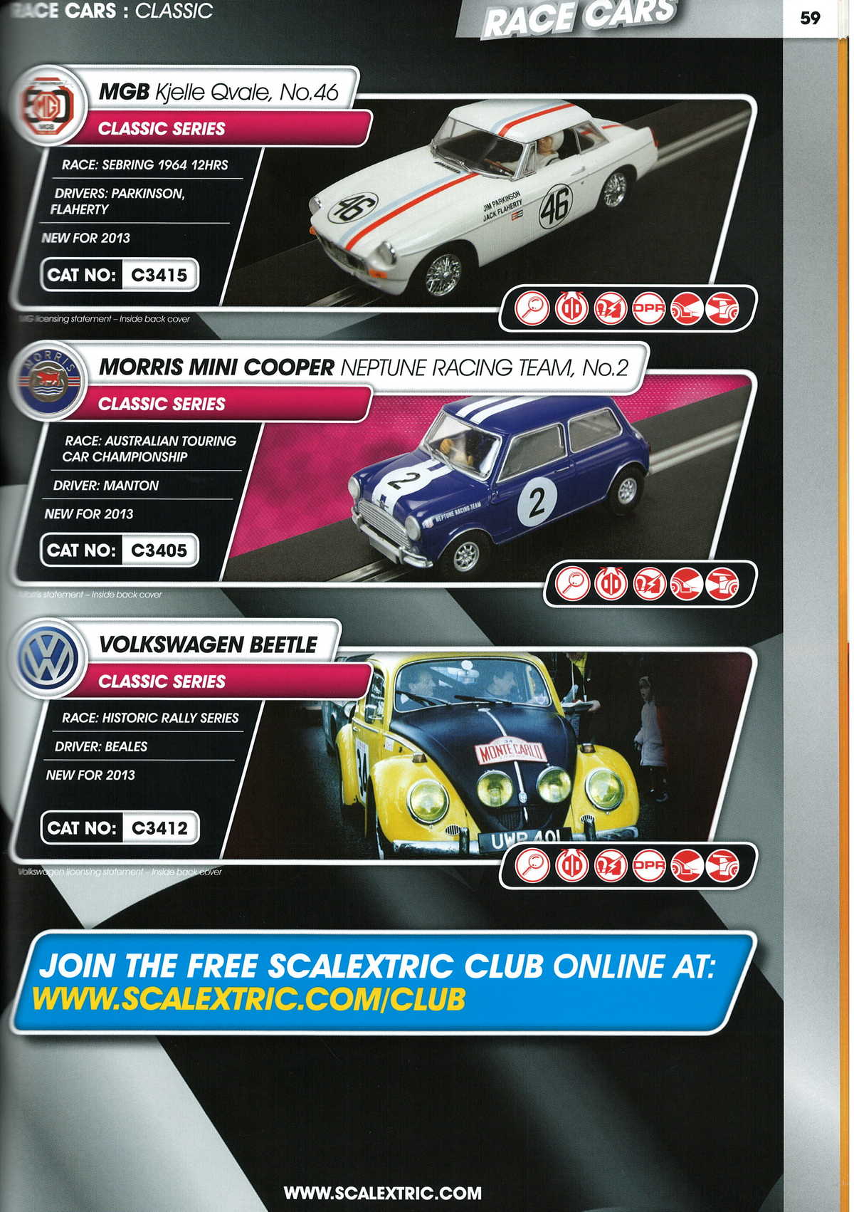 Scalextric Catalogue 2013 page 61