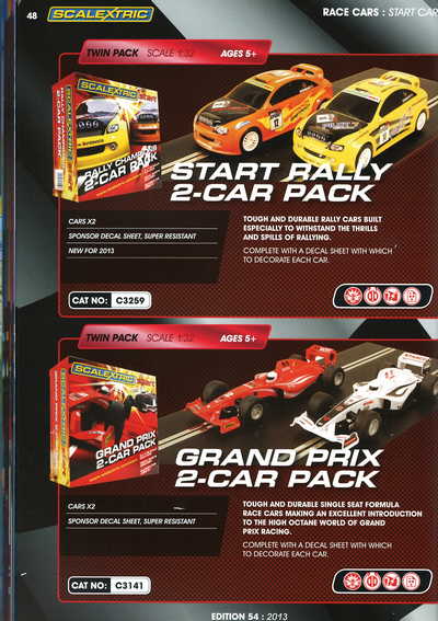 Scalextric Catalogue 2013 page 50