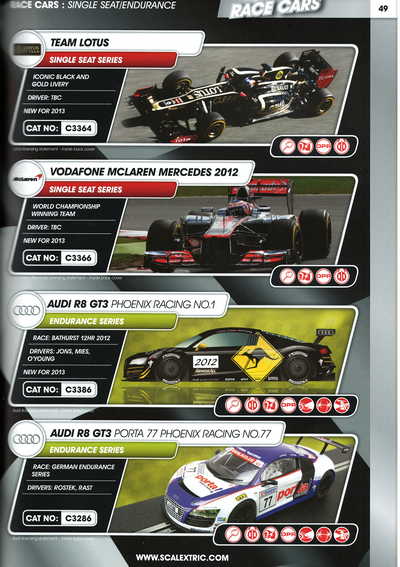 Scalextric Catalogue 2013 page 51