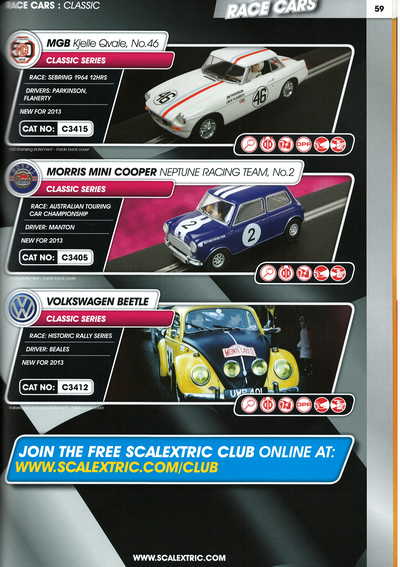 Scalextric Catalogue 2013 page 61