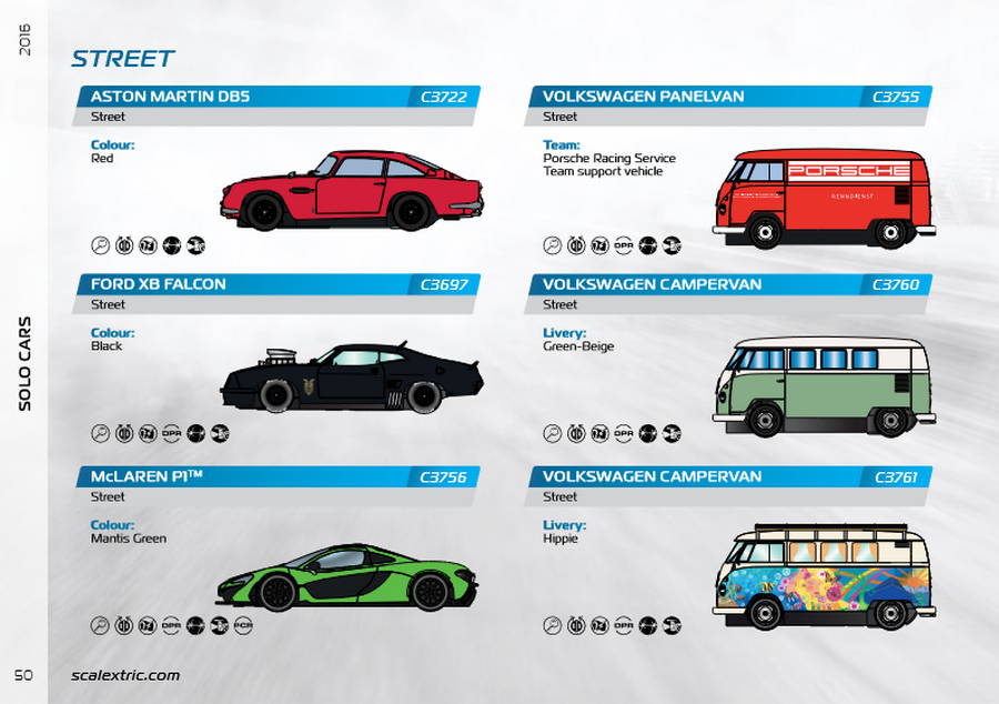 Scalextric Catalogue 2016 page 50