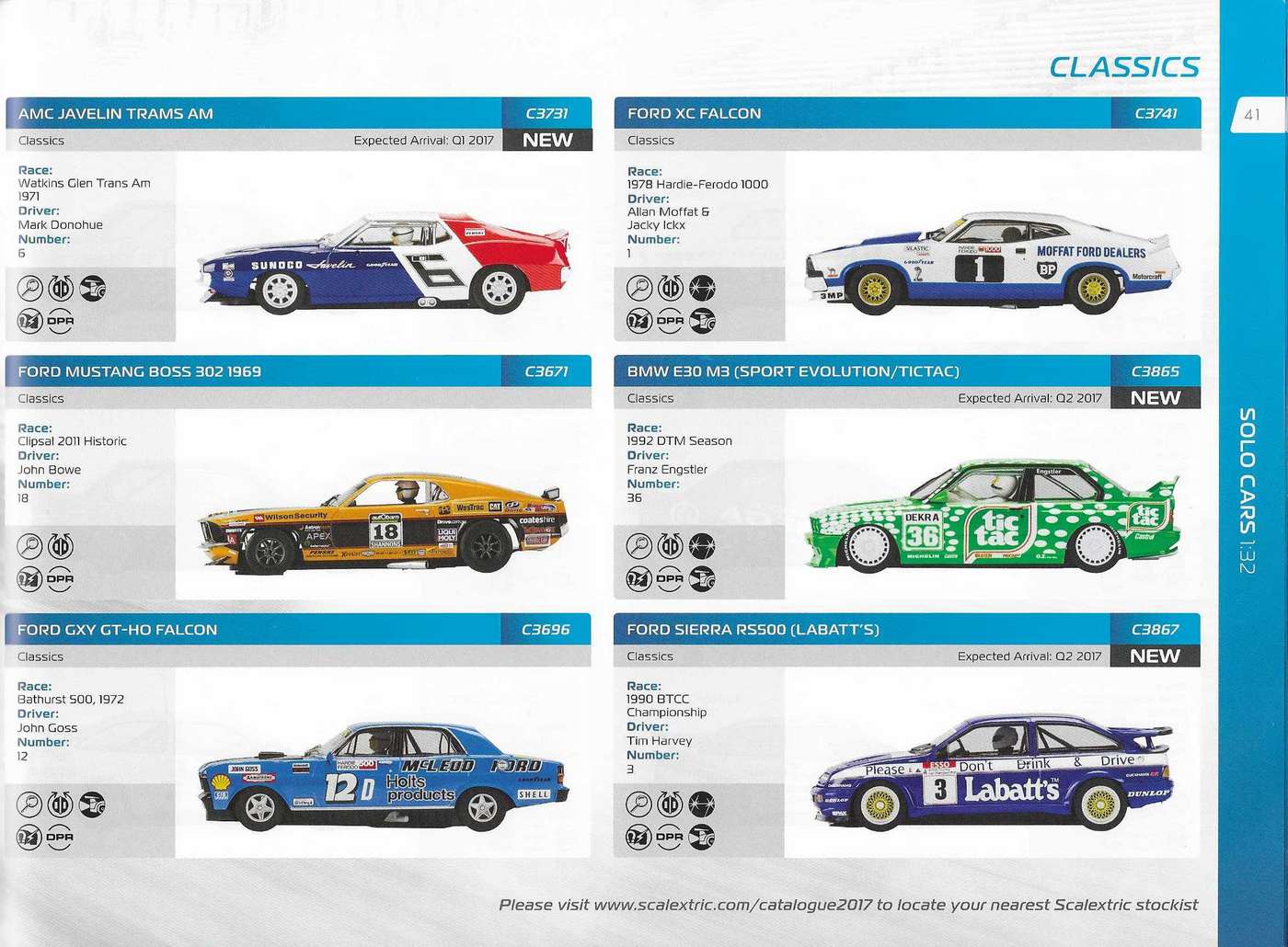 Scalextric Catalogue 2017 page 41