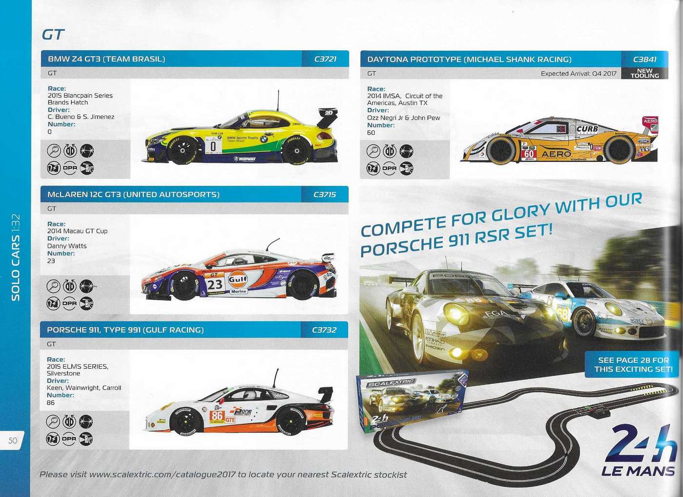 Scalextric Catalogue 2017 page 50