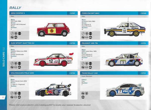 Scalextric Catalogue 2017 page 52
