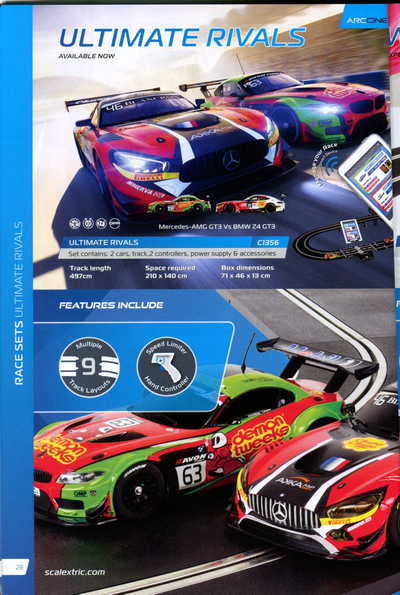 Scalextric Catalogue 2019 page 28