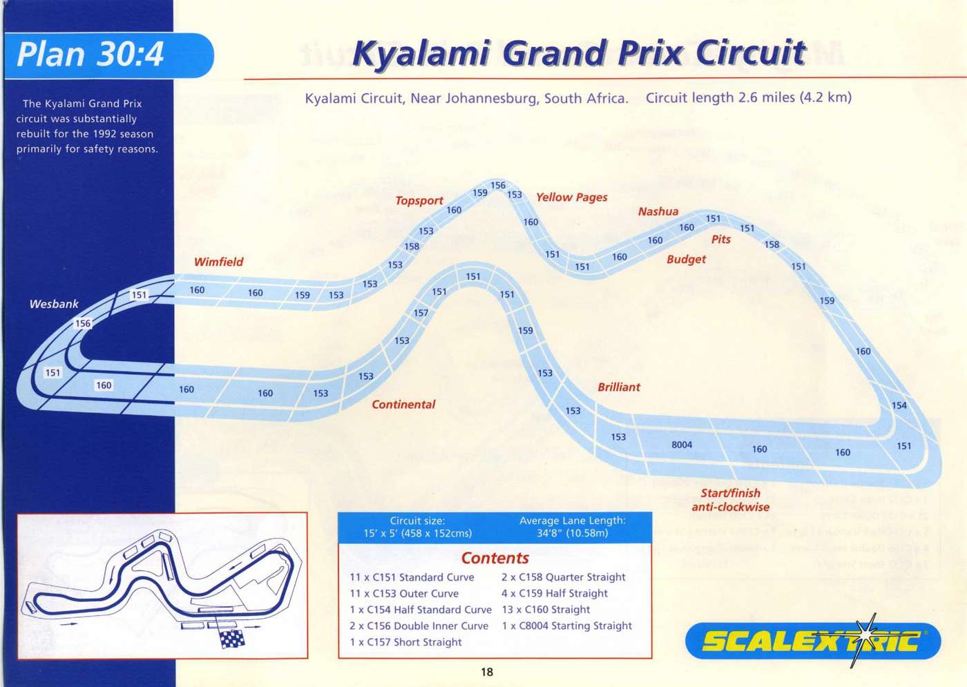 Scalextric Track Plans 4th Edition page 18