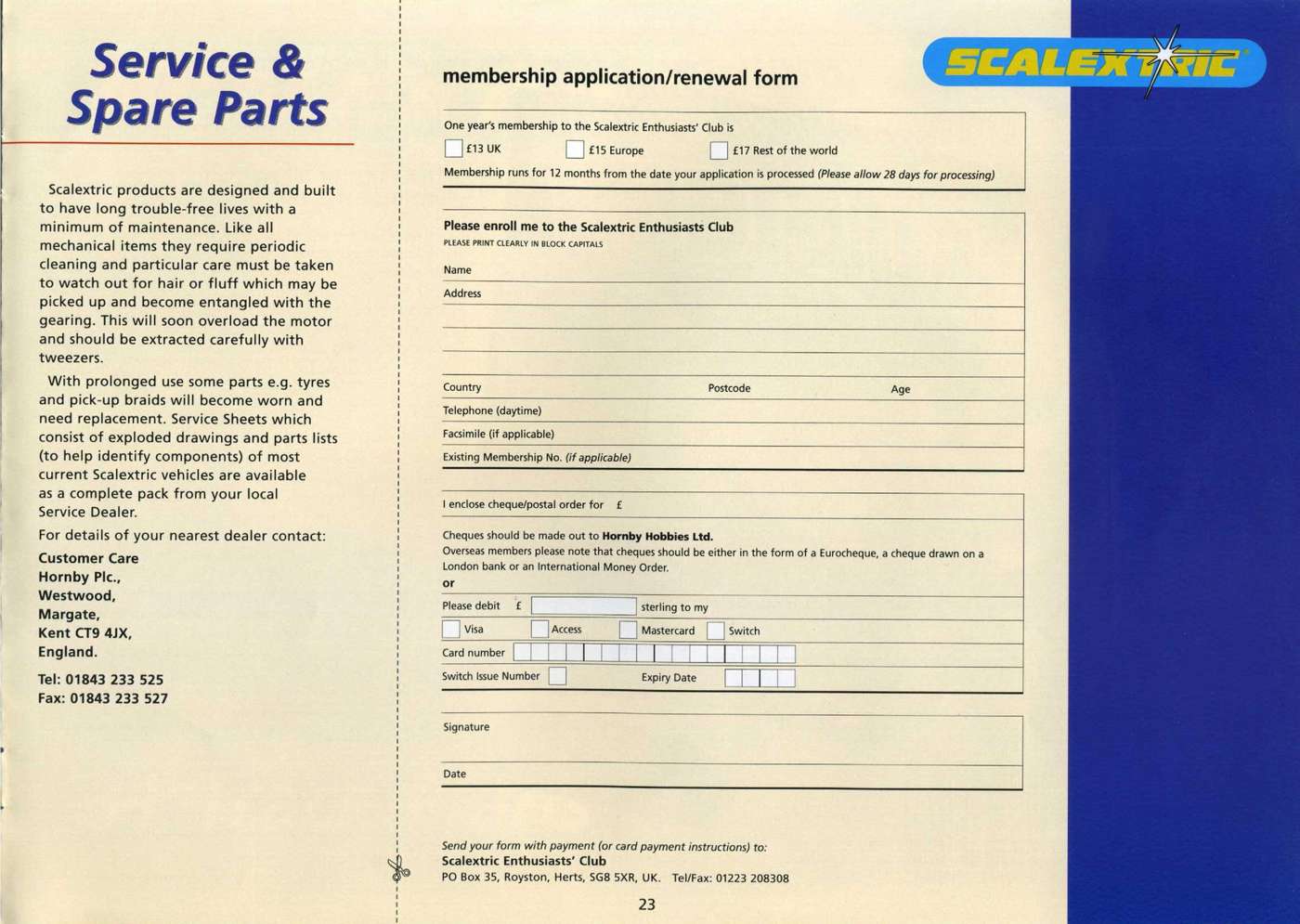 Scalextric Track Plans 4th Edition page 23