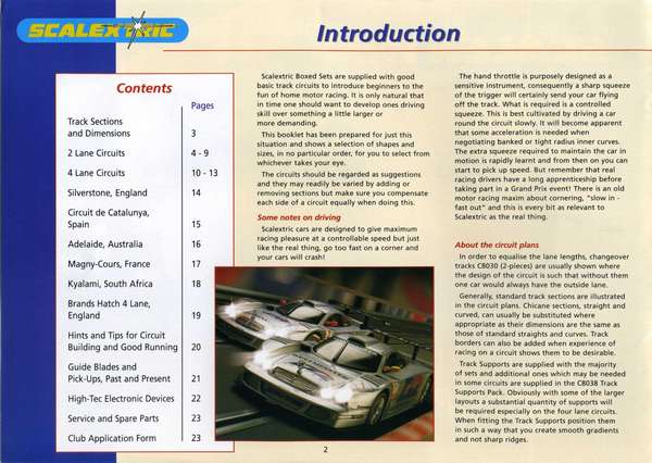 Scalextric Track Plans 4th Edition page 2