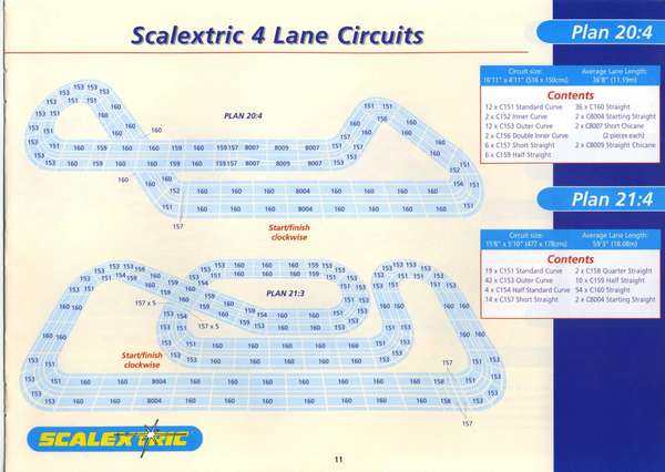 Scalextric Track Plans 4th Edition page 11