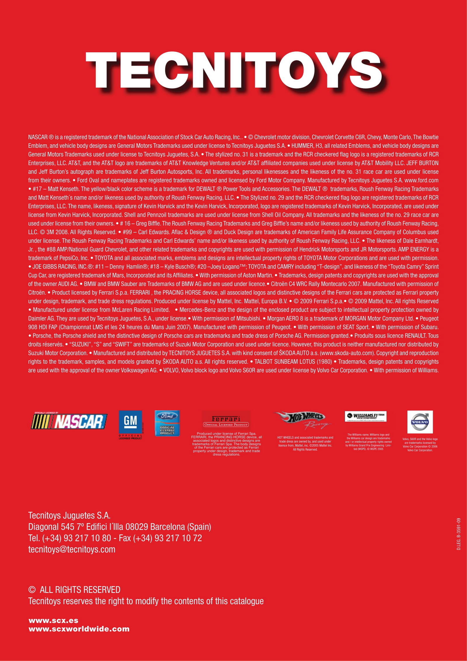 SCX Catalogue 2009 page 22