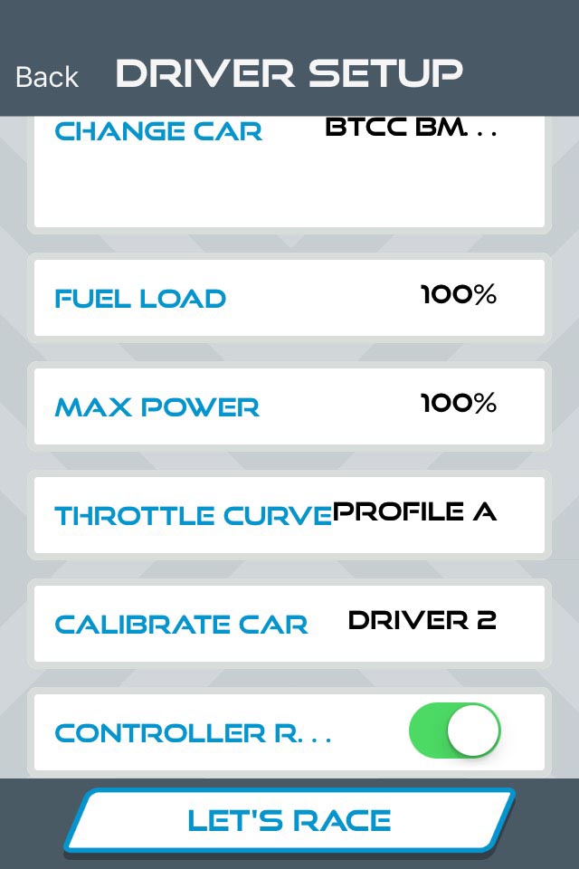 ARC Pro driver set up screen