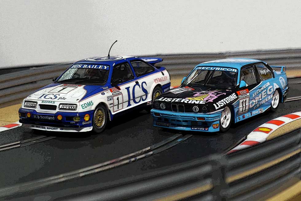 Scalextric BTCC cars