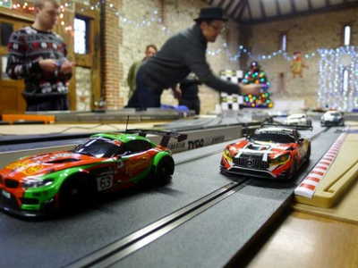 Worthing HO Scalextric digital slot track
