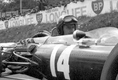Graham Hill in the number 14 car