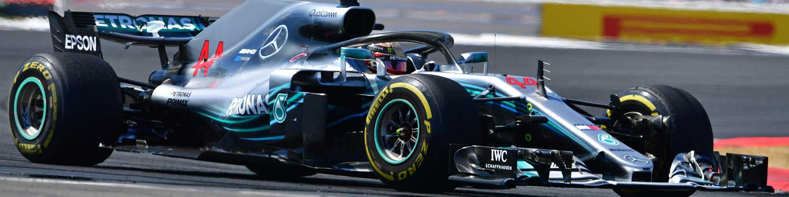 Lewis Hamilton, Mercedes, at Hockenheim