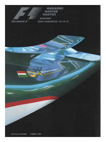 Hungaroring programme cover 2004
