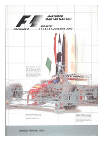 Hungaroring programme cover 2000
