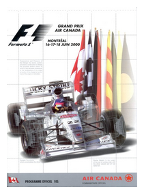 Programme cover for Montreal GP 2000