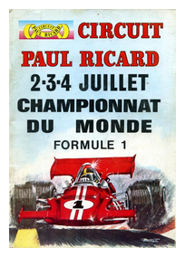 Programme cover for Circuit Paul Ricard 1971