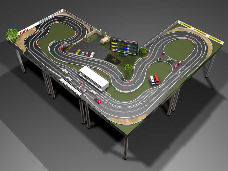 Four module J-trak layout
