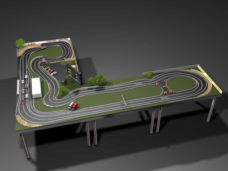 Five module J-trak layout