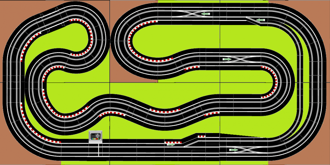 Flat8 J-trak layout plan