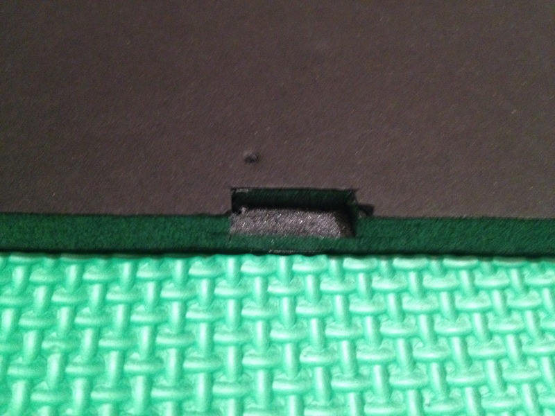 Foam board and clips