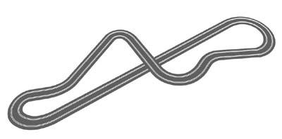 Airfix figure of eight track plan perspective view