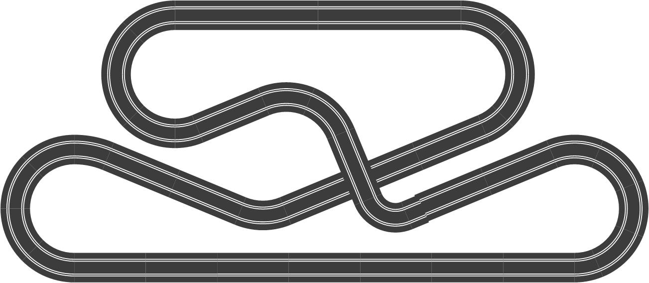 Airfix figure of eight track layout