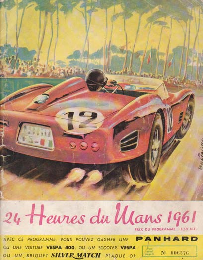 Le Mans programme cover 1961