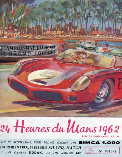 Le Mans programme cover 1962