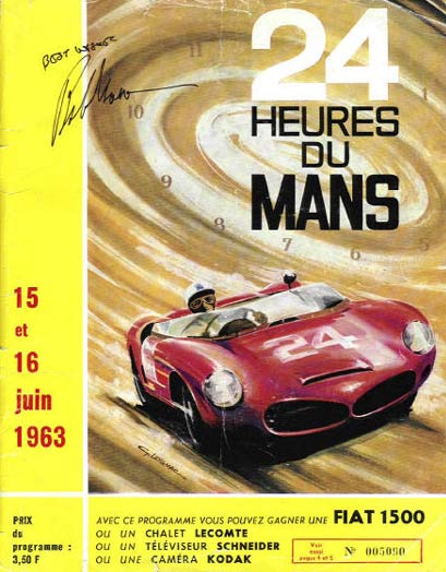 Le Mans programme cover 1963
