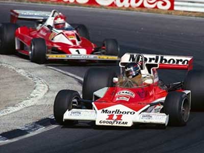 Castelotti in his Ferrari