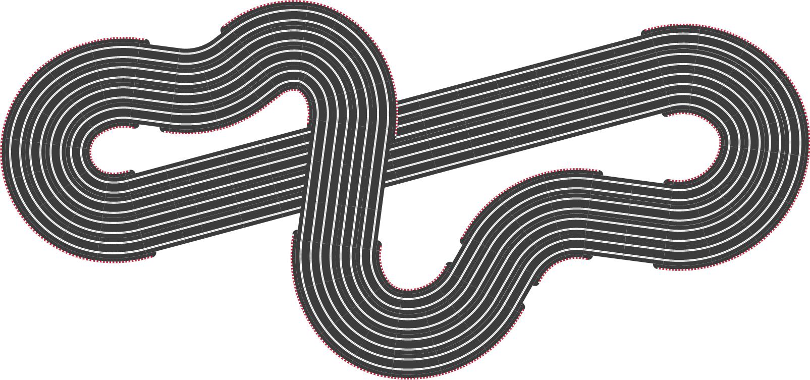 Scaleauto digital track plan
