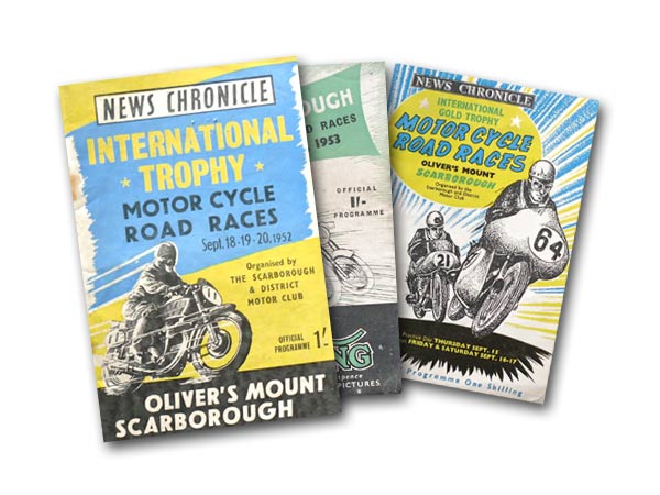 Race programmes from Olivers Mount
