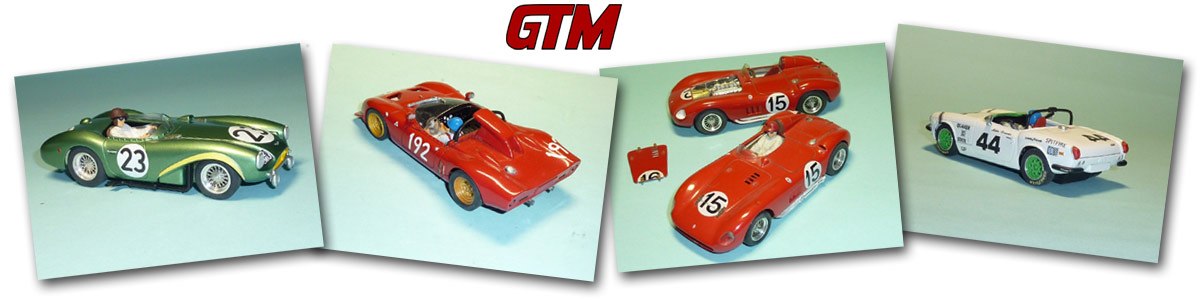 Aston Martin, Alfa Romeo, Maserati and Triumph slot car kits from George Turner