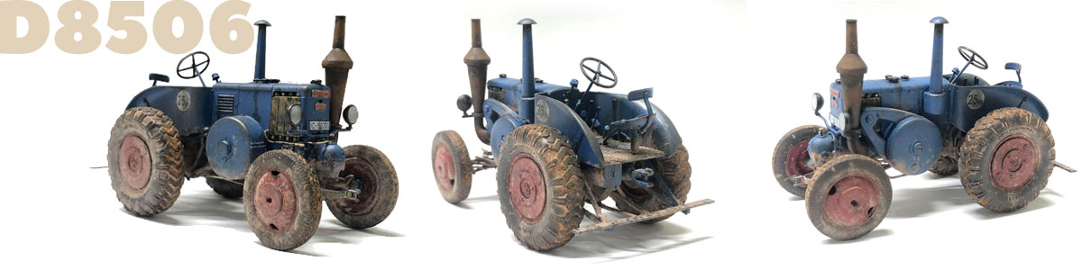 A German D8506 tractor model