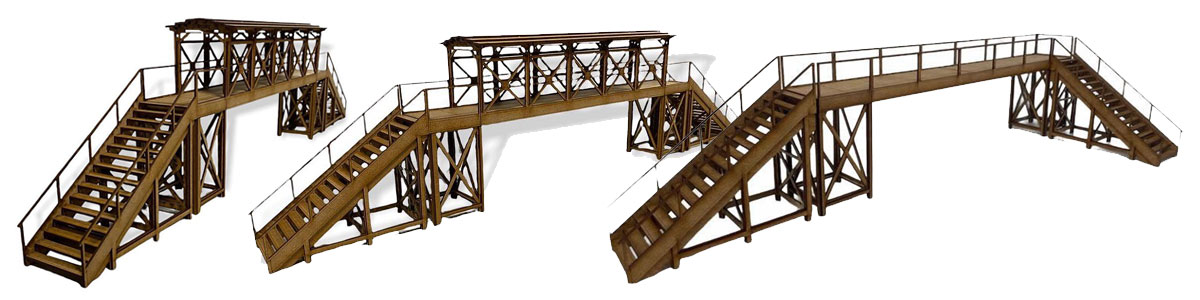 Magnetic Racing covered footbridge