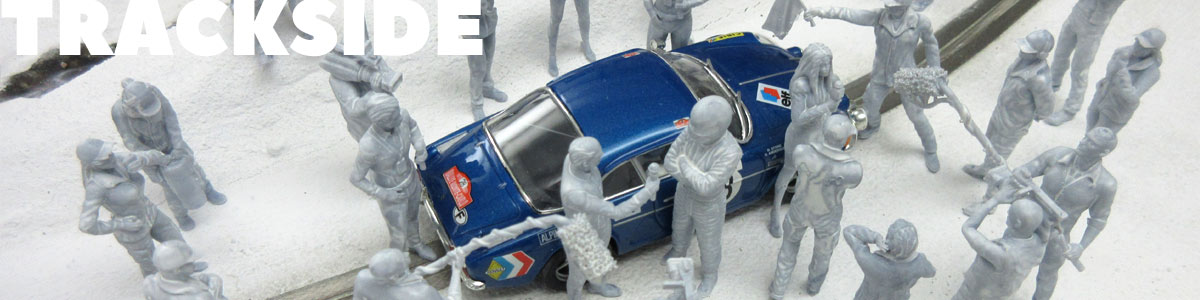 Trackside figures waiting to be painted