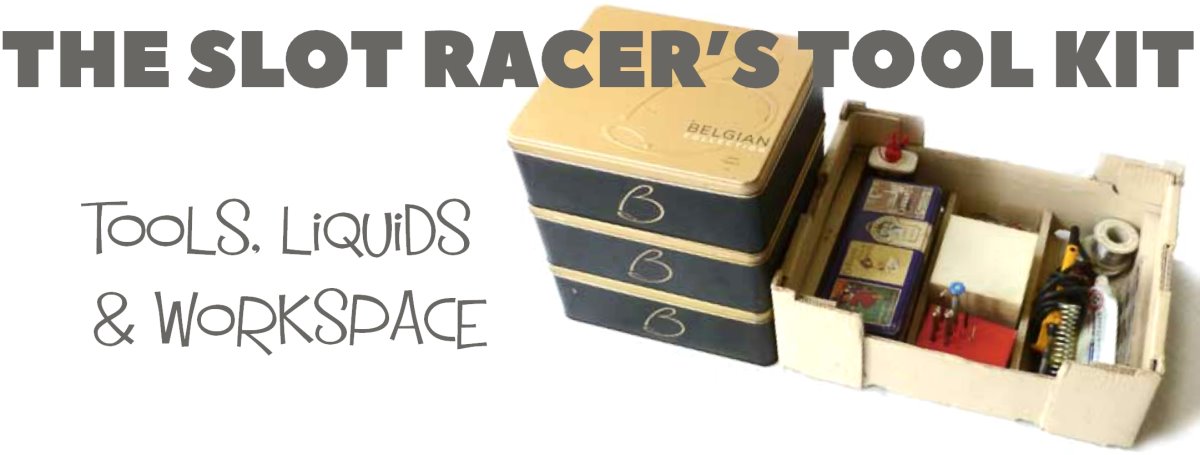 Tools stores in biscuit tins and a cardboard box