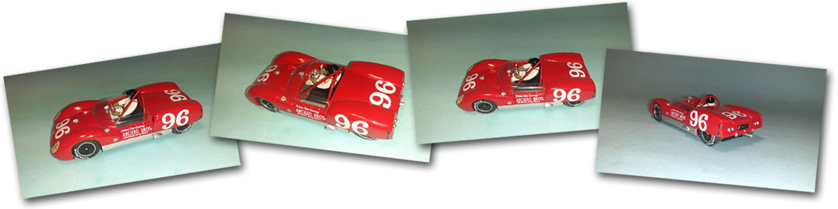 A red Lotus 23 from George Turner