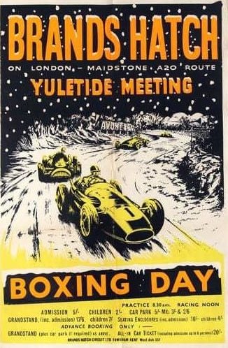Brands Hatch Boxing Day 1950 poster
