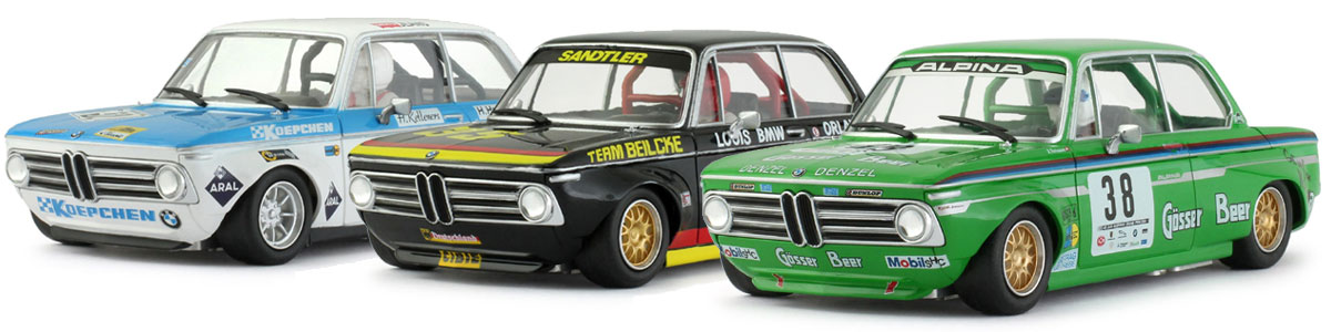 Three BRM BMW 2002s